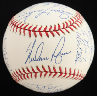 Nolan Ryan, Bob Feller, Jim Palmer, Dave Cone | No Hitter Pitchers OML Baseball Signed By (21) (AIV) at PristineAuction.com