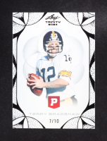 Terry Bradshaw 2024 Leaf Trinity Pristine Auction Base Black #90 #7/10 at PristineAuction.com