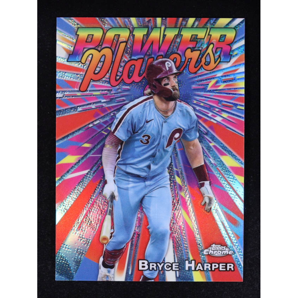 Bryce Harper 2025 Topps Chrome Power Players #PP6 at PristineAuction.com