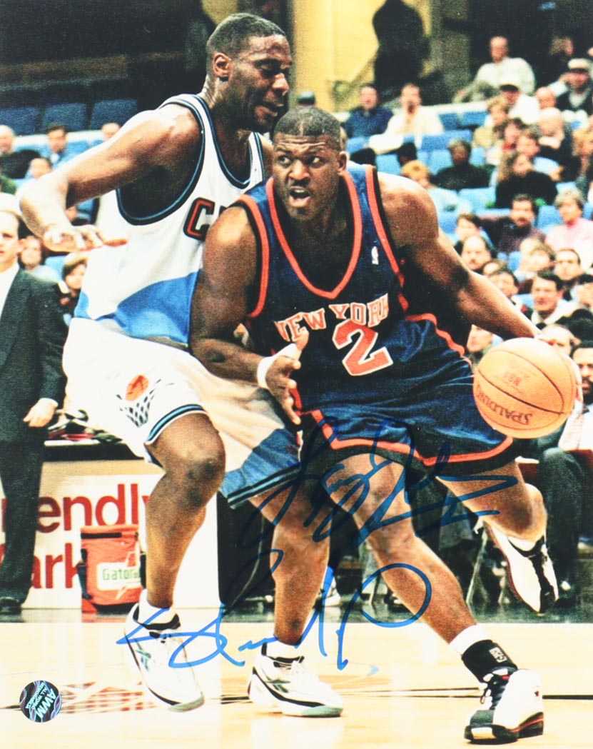 Shawn Kemp & Larry Johnson Signed 8x10 Photo (AWM) at PristineAuction.com Shawn Kemp & Larry Johnson Signed 8x10 Photo (AWM) at PristineAuction.com