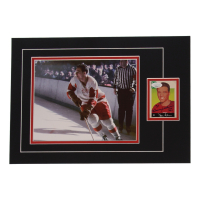 Norm Ullman Signed 12x17 Custom Matted Sports Card Display with Photo (JSA) at PristineAuction.com
