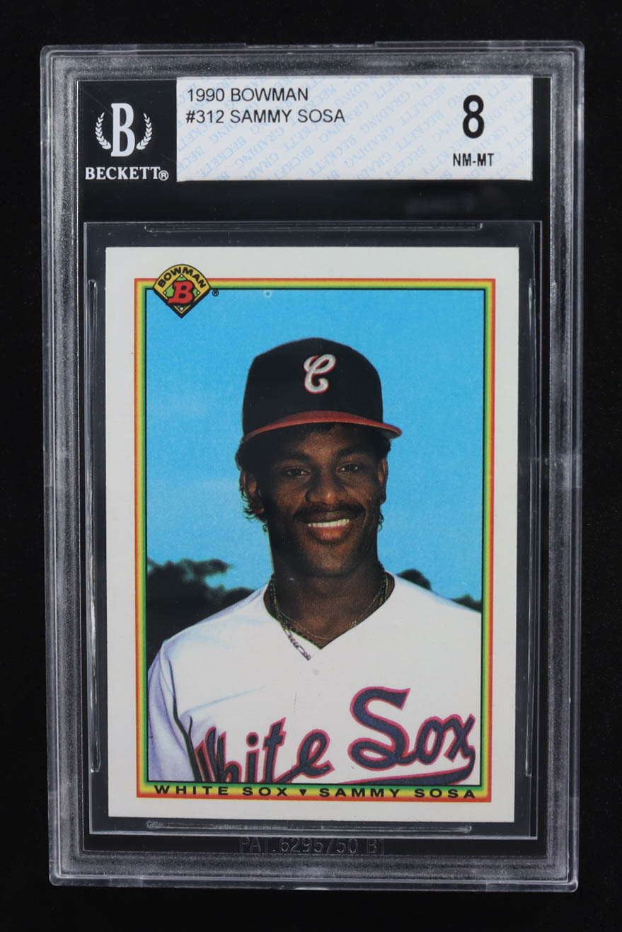 Sammy Sosa 1990 Bowman #312 RC (BGS 8) at PristineAuction.com Sammy Sosa 1990 Bowman #312 RC (BGS 8) at PristineAuction.com