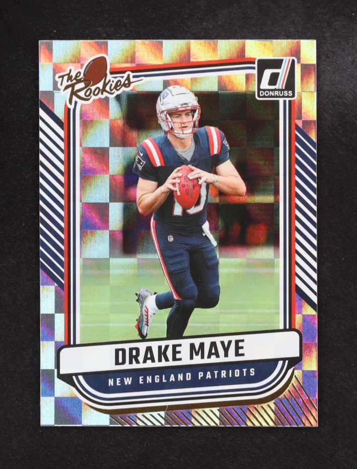 Drake Maye 2024 Donruss The Rookies #39 RC at PristineAuction.com Drake Maye 2024 Donruss The Rookies #39 RC at PristineAuction.com