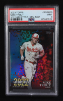 Mike Trout 2023 Topps '22 Greatest Hits Blue #22GH18 (PSA 9) at PristineAuction.com