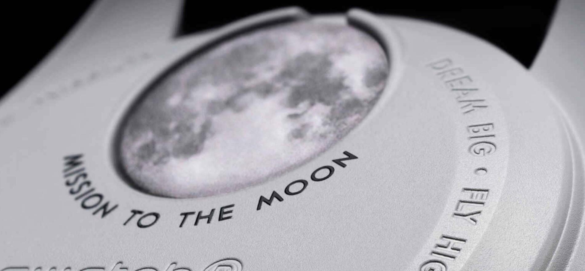 OMEGA x Swatch "Mission to the Moon" Men's 42mm Watch | Brand New with Box & Papers at PristineAuction.com OMEGA x Swatch "Mission to the Moon" Men's 42mm Watch | Brand New with Box & Papers at PristineAuction.com