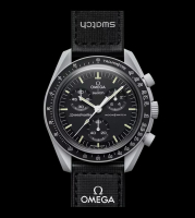 OMEGA x Swatch "Mission to the Moon" Men's 42mm Watch | Brand New with Box & Papers at PristineAuction.com