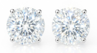 New Platinum 4.52 CTW Lab Grown Pair of Diamond Earrings G, VS2 | Estimated Retail Value: $8,500 (UGL & IGI) at PristineAuction.com