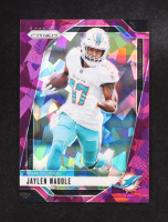 Jaylen Waddle 2024 Panini Prizm Prizms Purple Ice #178 #60/225 at PristineAuction.com
