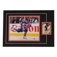 Ryan Smyth Signed 12x17 Custom Matted Sports Card Display with Photo (JSA) at PristineAuction.com