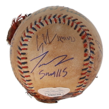 "The Sandlot" Replica Baseball Cast-Signed & Inscribed By (7) with Tom Guiry, Chauncey Leopardi, Marty York, Shane Obedzinski (JSA) at PristineAuction.com "The Sandlot" Replica Baseball Cast-Signed & Inscribed By (7) with Tom Guiry, Chauncey Leopardi, Marty York, Shane Obedzinski (JSA) at PristineAuction.com