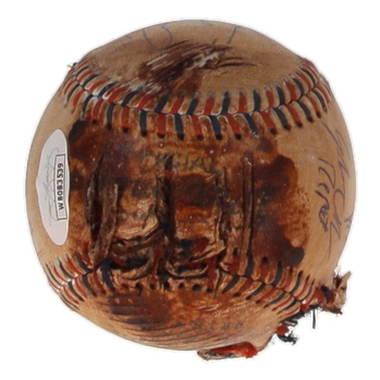 "The Sandlot" Replica Baseball Cast-Signed & Inscribed By (7) with Tom Guiry, Chauncey Leopardi, Marty York, Shane Obedzinski (JSA) at PristineAuction.com "The Sandlot" Replica Baseball Cast-Signed & Inscribed By (7) with Tom Guiry, Chauncey Leopardi, Marty York, Shane Obedzinski (JSA) at PristineAuction.com