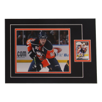 Doug Weight Signed 12x17 Custom Matted Sports Card Display with Photo (JSA) at PristineAuction.com