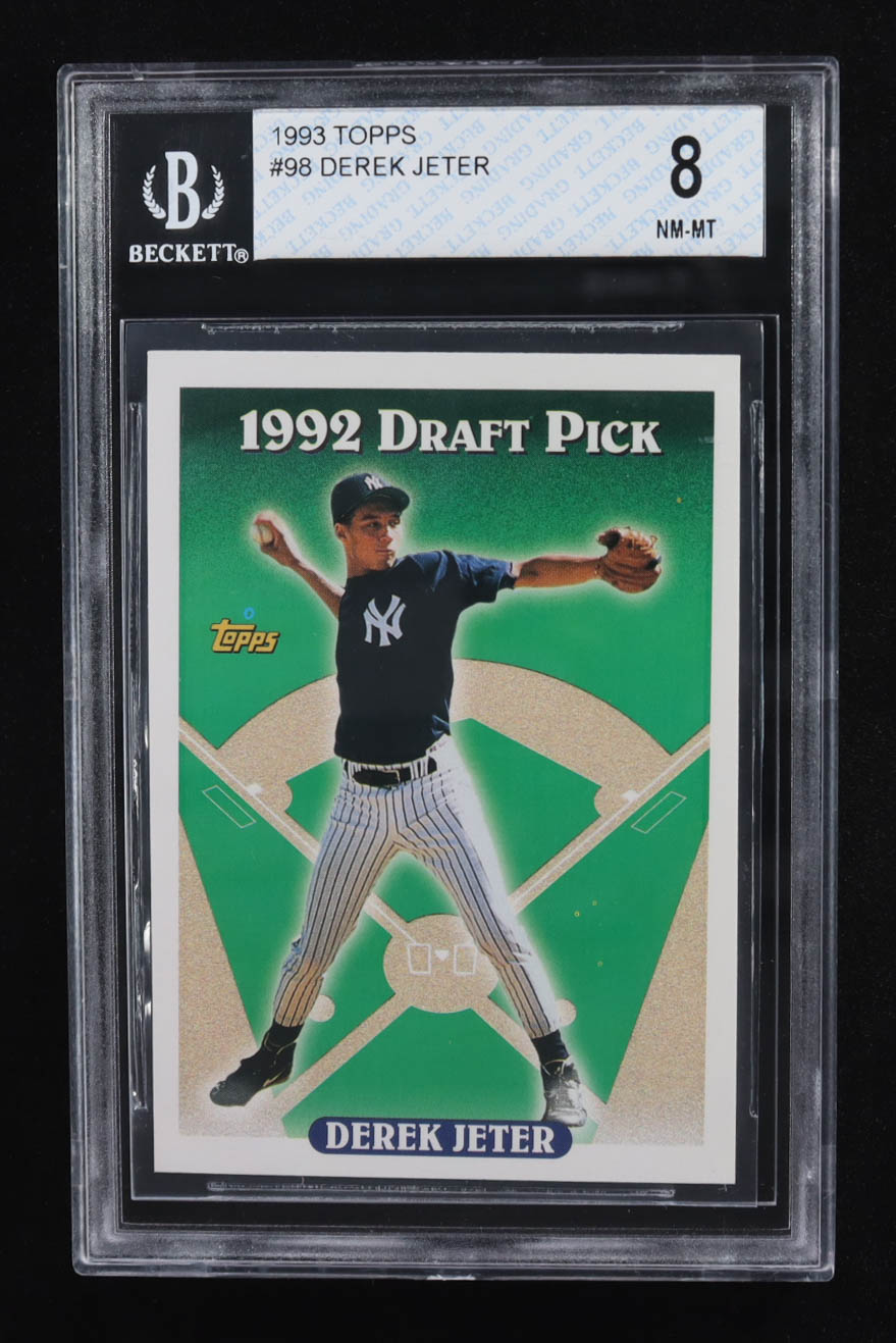 Derek Jeter 1993 Topps #98 RC (BGS 8) at PristineAuction.com Derek Jeter 1993 Topps #98 RC (BGS 8) at PristineAuction.com
