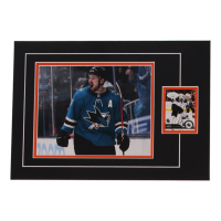 Tomas Hertl Signed 12x17 Custom Matted Sports Card Display with Photo (JSA) at PristineAuction.com