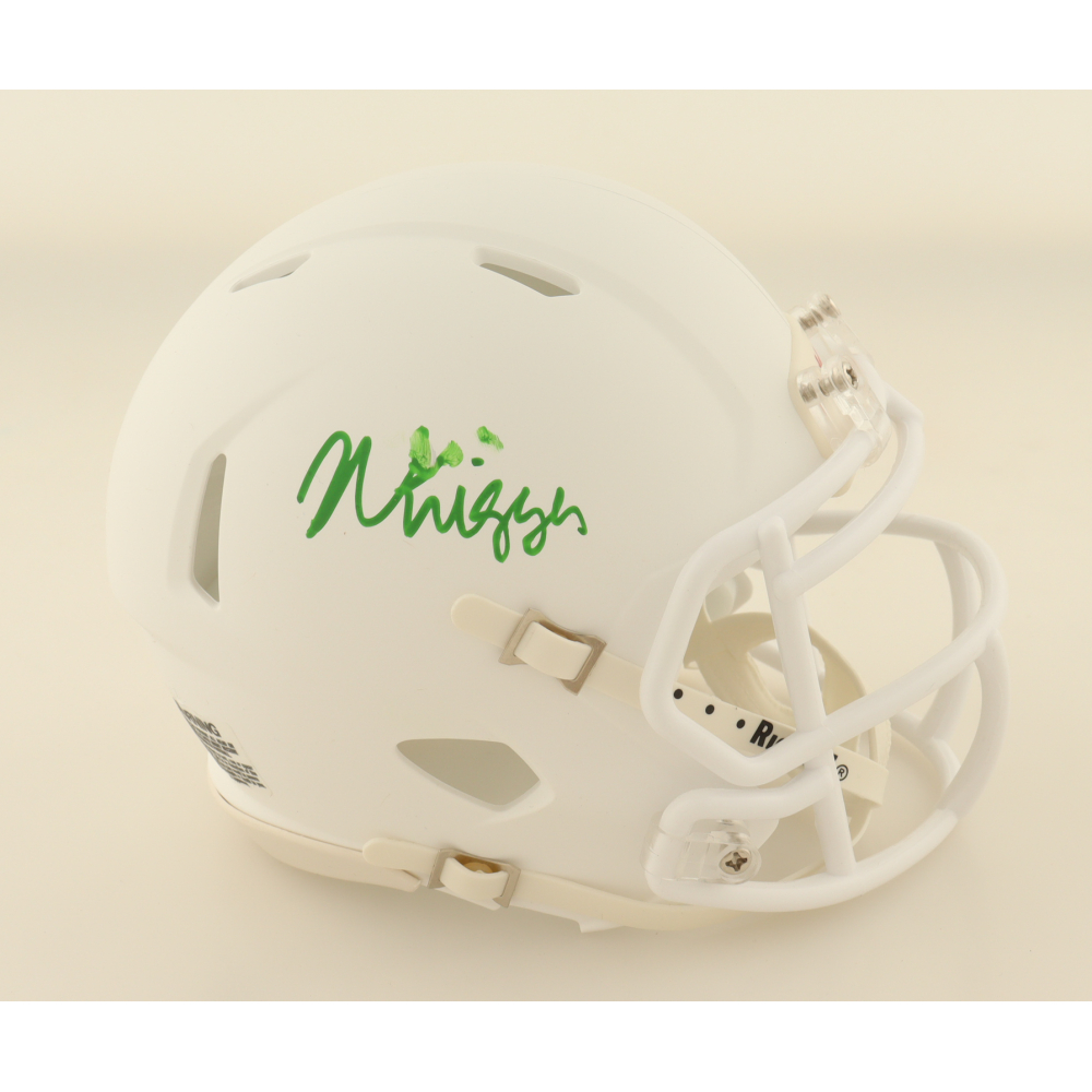 Noah Knigga Twice-Signed Eastern Michigan Eagles Speed Mini Helmet (AWM) at PristineAuction.com