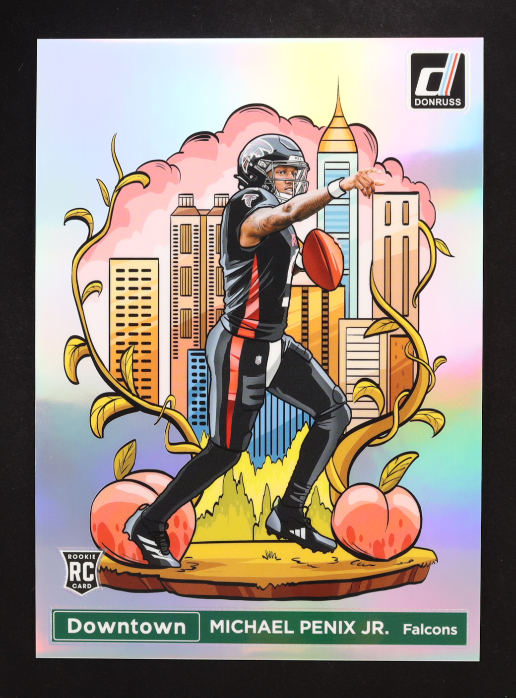 Michael Penix Jr. 2024 Donruss Oversize Downtown #14 RC at PristineAuction.com Michael Penix Jr. 2024 Donruss Oversize Downtown #14 RC at PristineAuction.com