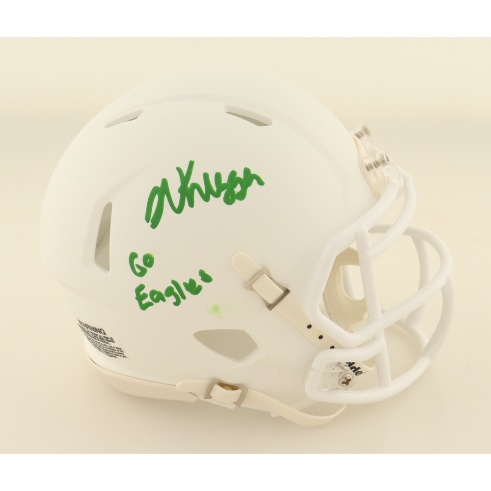 Noah Knigga Signed Eastern Michigan Eagles Speed Mini Helmet Inscribed "Go Eagles" (AWM) at PristineAuction.com