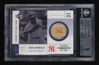 Dave Winfield 2001 Upper Deck Legends of NY Game Bat #LYBDW (BGS 9) at PristineAuction.com