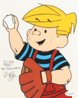 Ron Ferdinand Signed "Dennis the Menace" 8x10 Photo with Hand-Drawn Sketch Inscribed "All the Best!" (ACOA) at PristineAuction.com