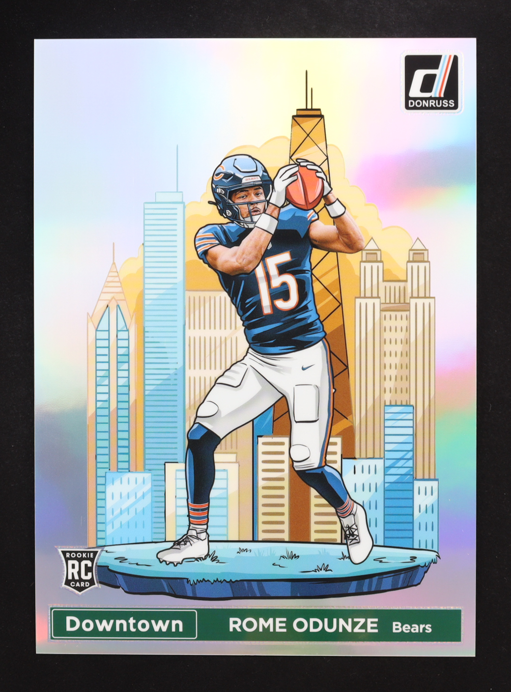 Rome Odunze 2024 Donruss Oversize Downtown #15 RC at PristineAuction.com Rome Odunze 2024 Donruss Oversize Downtown #15 RC at PristineAuction.com