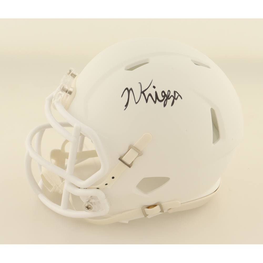 Noah Knigga Twice-Signed Eastern Michigan Eagles Speed Mini Helmet (AWM) at PristineAuction.com