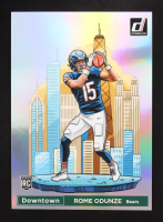 Rome Odunze 2024 Donruss Oversize Downtown #15 RC at PristineAuction.com