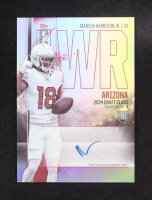 Marvin Harrison Jr. 2024 Topps Signature Class Chrome Rookie Autographs Refractors #RCVMH RC at PristineAuction.com