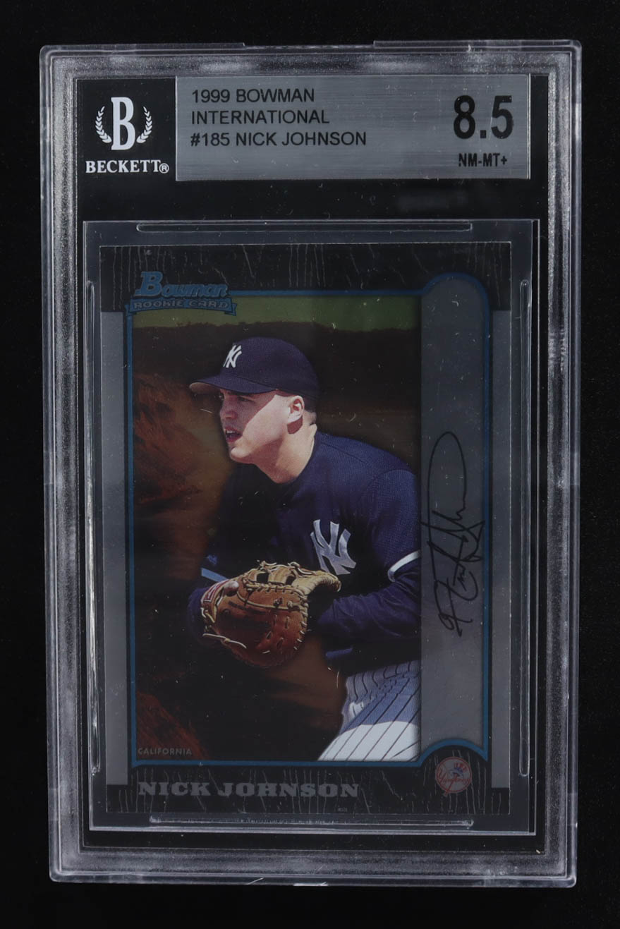 Nick Johnson 1999 Bowman International #185 RC (BGS 8.5) at PristineAuction.com Nick Johnson 1999 Bowman International #185 RC (BGS 8.5) at PristineAuction.com