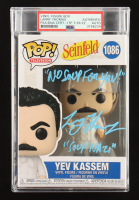 Larry Thomas Signed "Seinfeld" #1086 Yev Kassem Funko Pop! Vinyl Figure Inscribed "'Soup Nazi'" & "No Soup For You!" (PSA) at PristineAuction.com
