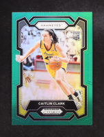 Caitlin Clark 2024 Panini Prizm Draft Picks Green #57 RC at PristineAuction.com