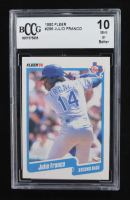 Julio Franco 1990 Fleer #296 (BCCG 10) at PristineAuction.com