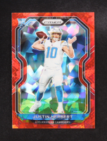 Justin Herbert 2020 Panini Prizm Prizms Red Ice #325 RC at PristineAuction.com
