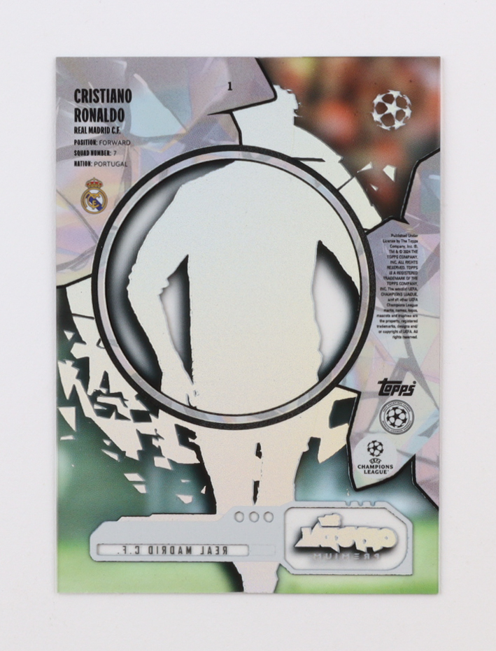 Cristiano Ronaldo 2023-24 Topps Crystal Premium UEFA Champions League #1 at PristineAuction.com Cristiano Ronaldo 2023-24 Topps Crystal Premium UEFA Champions League #1 at PristineAuction.com