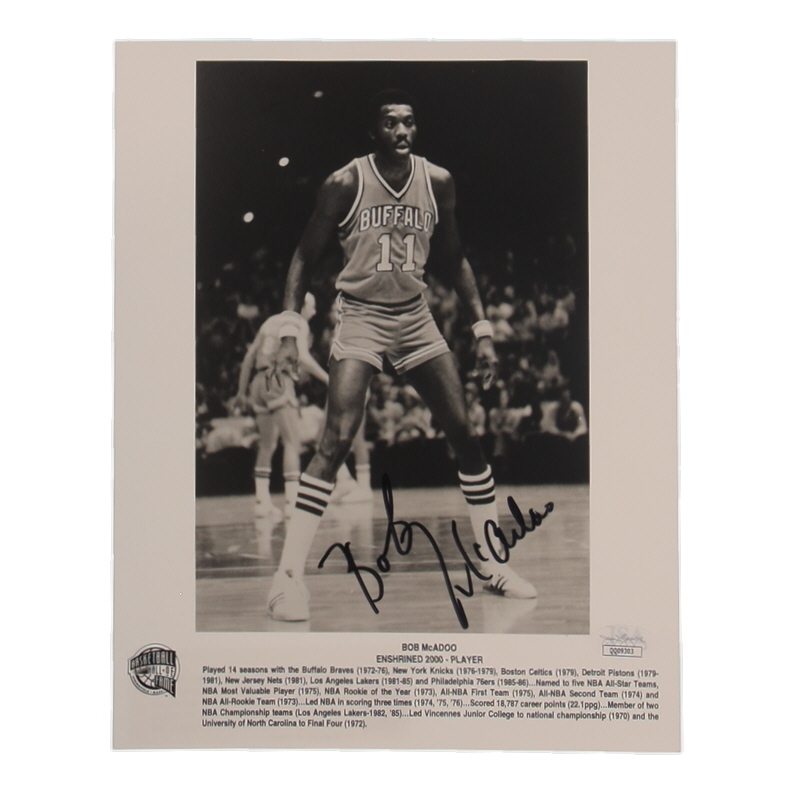 Bob McAdoo Signed Braves 8x10 Photo (JSA) at PristineAuction.com Bob McAdoo Signed Braves 8x10 Photo (JSA) at PristineAuction.com