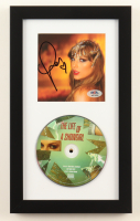 Taylor Swift Signed "The Life of a Showgirl" Custom Framed CD Insert Display (PSA) at PristineAuction.com