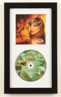 Taylor Swift Signed "The Life of a Showgirl" Custom Framed CD Insert Display (PSA) at PristineAuction.com