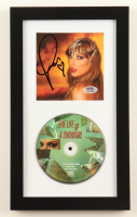 Taylor Swift Signed "The Life of a Showgirl" Custom Framed CD Insert Display (PSA) at PristineAuction.com