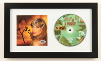 Taylor Swift Signed "The Life of a Showgirl" Custom Framed CD Insert Display (PSA) at PristineAuction.com
