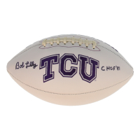 Bob Lilly Signed TCU Horned Frogs Logo Football Inscribed "CHOF '81" (Palm Beach) at PristineAuction.com