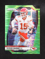 Patrick Mahomes II 2024 Panini Prizm Prizms Neon Green Pulsar #138 at PristineAuction.com