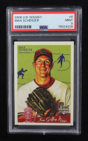Max Scherzer 2008 Upper Deck Goudey #6 RC (PSA 9) at PristineAuction.com