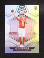 Jayden Daniels 2024 Panini Mosaic Silver #302 RC at PristineAuction.com