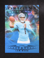 Cam Ward 2025 Panini Origins Holo Blue #143 #181/199 RC at PristineAuction.com