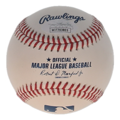 Livan Hernandez Signed OML Baseball Inscribed "MVP 1997 WS" (JSA) at PristineAuction.com Livan Hernandez Signed OML Baseball Inscribed "MVP 1997 WS" (JSA) at PristineAuction.com