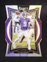 J.J. McCarthy 2024 Select Prizm Silver Die Cut #24 RC at PristineAuction.com