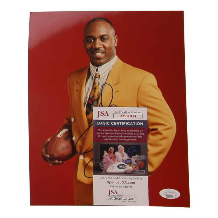 Thurman Thomas Signed 8x10 Photo (JSA) at PristineAuction.com Thurman Thomas Signed 8x10 Photo (JSA) at PristineAuction.com