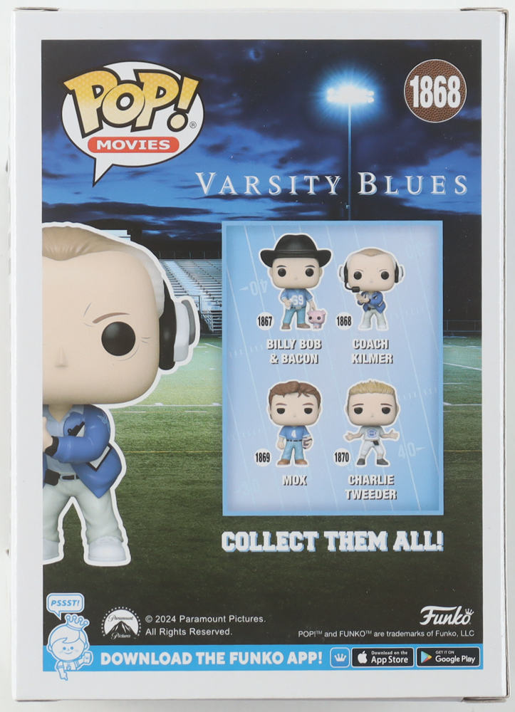 Jon Voight Signed "Varsity Blues" #1868 Coach Kilmer Funko Pop! Vinyl Figure (ACOA) at PristineAuction.com Jon Voight Signed "Varsity Blues" #1868 Coach Kilmer Funko Pop! Vinyl Figure (ACOA) at PristineAuction.com