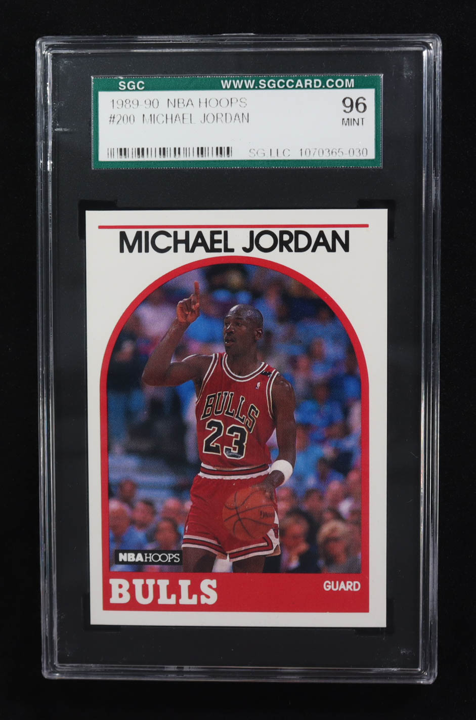 Michael Jordan 1989-90 Hoops #200 (SGC 9) at PristineAuction.com Michael Jordan 1989-90 Hoops #200 (SGC 9) at PristineAuction.com