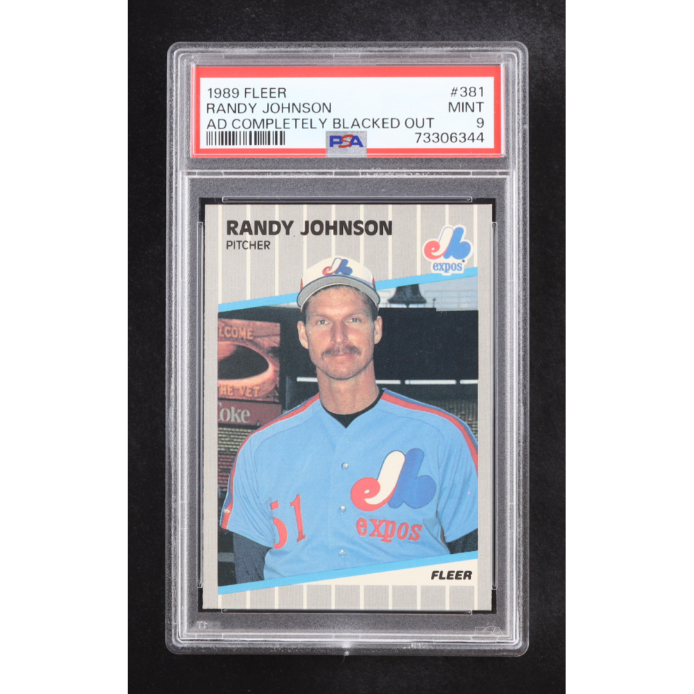 Randy Johnson 1989 Fleer #381 RC (PSA 9) at PristineAuction.com