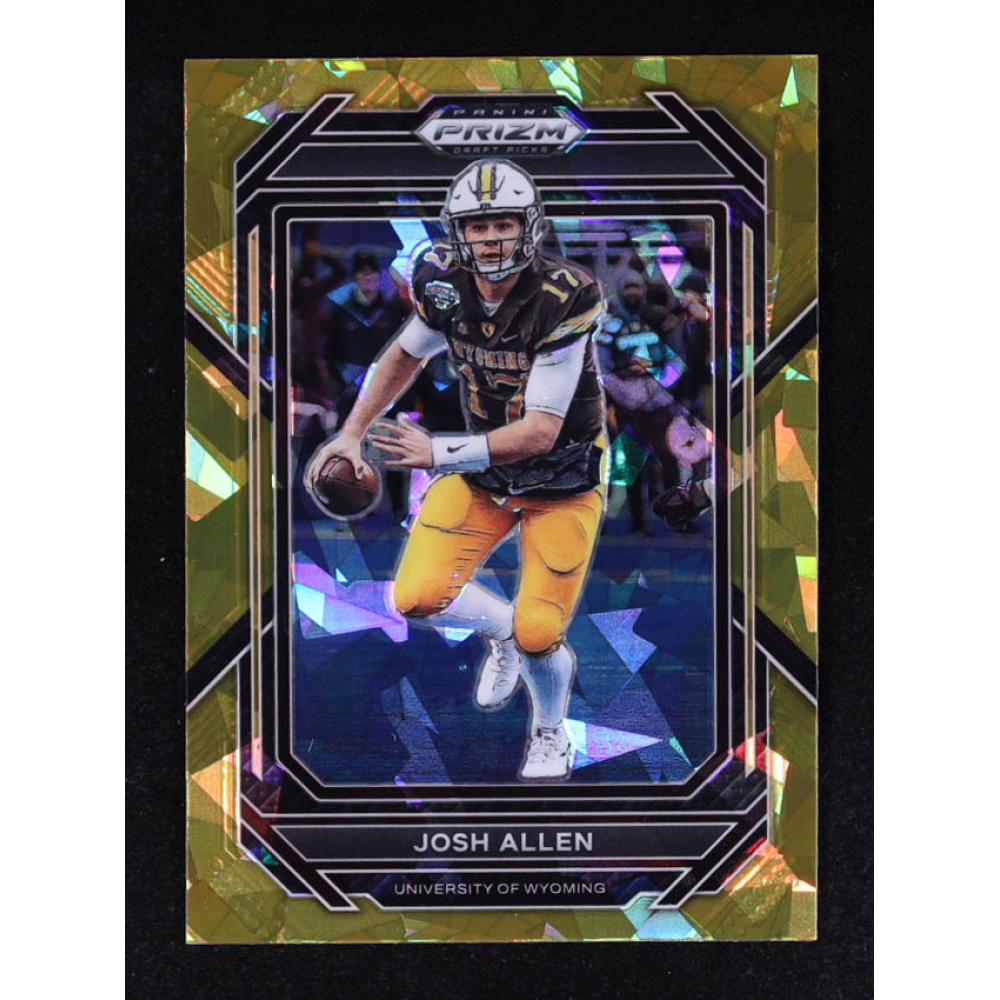 Josh Allen 2023 Panini Prizm Draft Picks Prizms Gold Ice #58 at PristineAuction.com